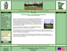 Tablet Screenshot of golfcastles.com